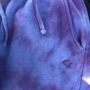 Diamond Supply tie dye jogger sweatpants
